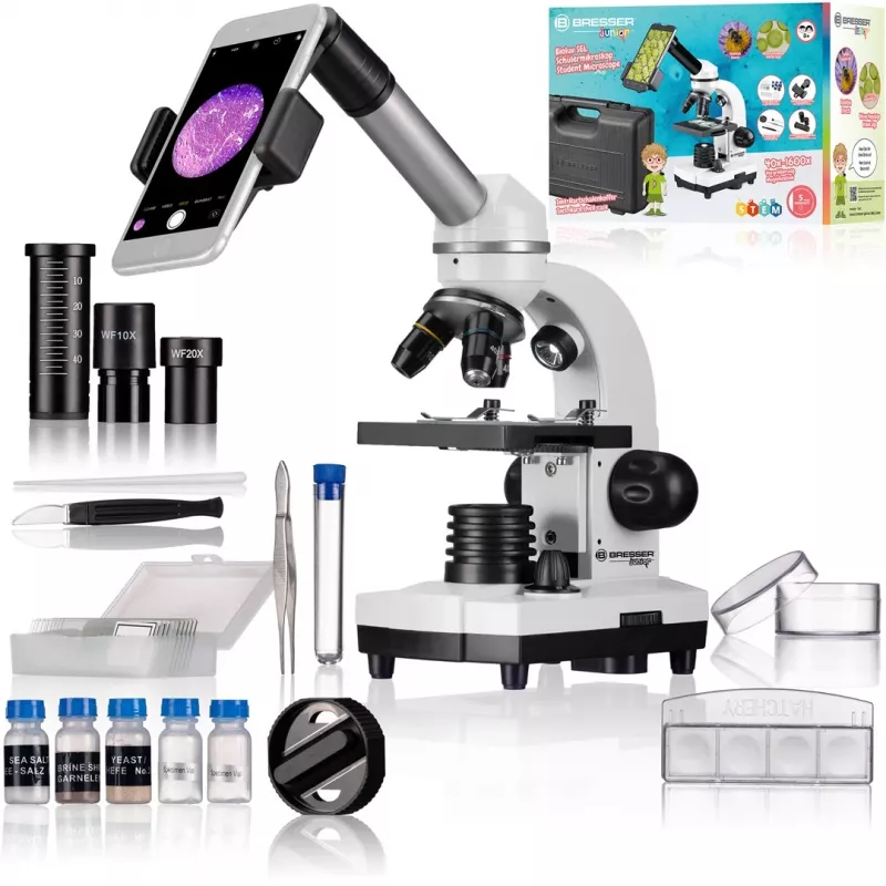 Mikroskopas Bresser JUNIOR Biolux SEL 40x–1600x