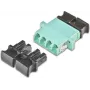 Lightwin LKUP 4LC-4LC MM OM3 mėlynas jungiamasis aksesuaras