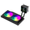 Gamemax GLACIER 240 LCD BK skystinis aušintuvas procesoriui Intel, AMD