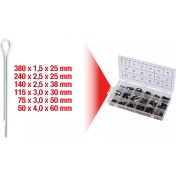 Splintų rinkinys ks tools 1000 vnt. 970.0330