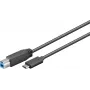 Wentronic Goobay USB 3.0 SuperSpeed laidas USB-C™, 1 m - USB 3.0 kištukas (B tipas) > USB-C kištukas (67986)