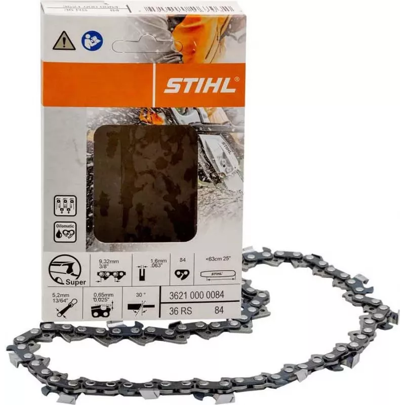 Stihl pjūklo grandinė 36RS 3/8 1,6 84 Glieder 63 cm MS (3621 000 0084)