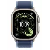 Išmanusis laikrodis Apple Watch Ultra 3 GPS + Cellular 49mm Natural Titanium dėklas Mėlyna/Ryškiai mėlyna Trail Loop S/M