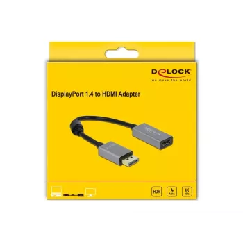 Aktyvus adapteris DisplayPort 1.4 į HDMI DeLOCK 66436