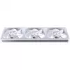 Jonsbo ZA-420WR 3×140 mm PWM Reverse ARGB baltų ventiliatorių rinkinys