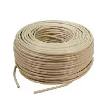 Montavimo kabelis LogiLink, 6 kat., U/UTP, 100 m, šviesiai pilkas, 4 x 2 AWG 24/1, neekranuotas, CCA (varis-aliuminis) (CPV0035)