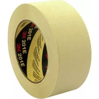 Maskavimo krepo juosta 3M 201E 50 m x 72 mm, slėgiui jautri, popieriaus pagrindu