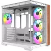 Thermaltake View 380 WS ARGB Midi bokštas baltas