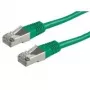 Value 21.99.1343 Ethernet Patch Cable Žalias