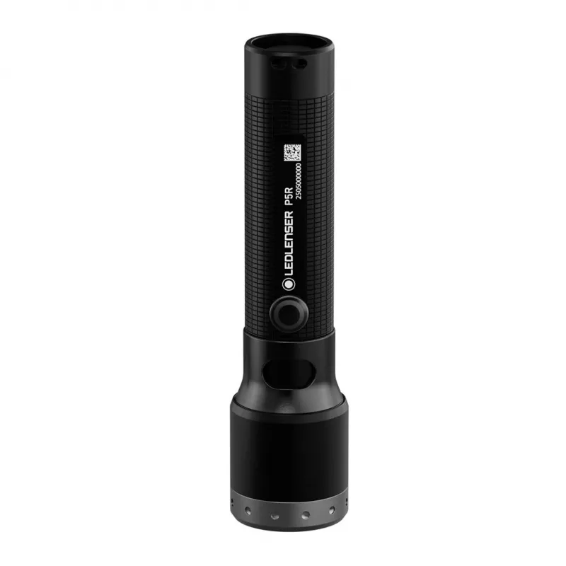 Rankinis žibintuvėlis Ledlenser P5R – įkraunamas LED prožektorius, 750 lm, 280 m spindulys, IP68, aliuminis, 99 g