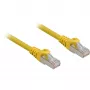 Tinklo laidas Sharkoon Cat.6a SFTP RJ-45 Cat6a 0,5 m geltonas