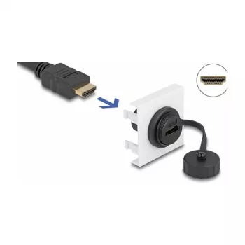 DeLOCK Easy 45 HDMI modulis 45 x 45 mm, kabelio ilgis 0,045 m