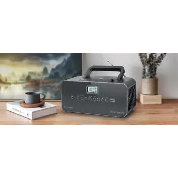 Nešiojamas CD grotuvas Muse M-28 DG, juodas