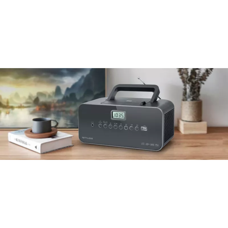 Nešiojamas CD grotuvas Muse M-28 DG, juodas