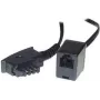 S/CONN 0,2 m TAE-F – RJ11 juodas ShiverPeaks TC 71020