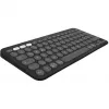 Logitech Pebble 2 Combo belaidė klaviatūra ir pelė QWERTZ vokiška pilka