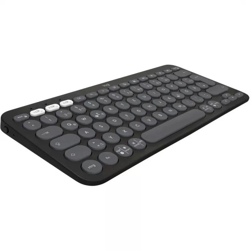 Logitech Pebble 2 Combo belaidė klaviatūra ir pelė QWERTZ vokiška pilka