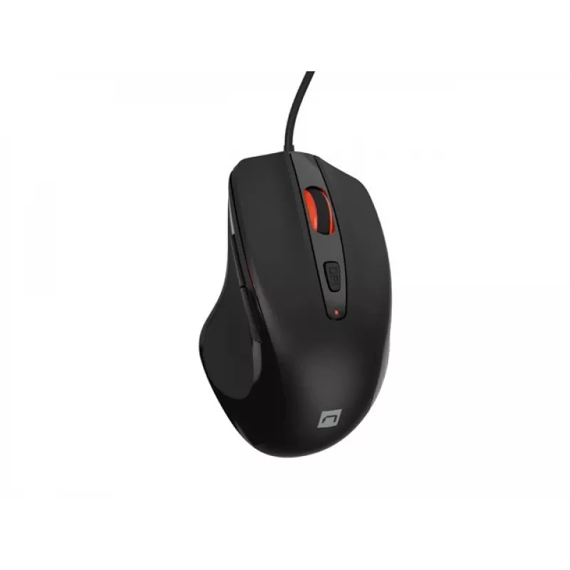 Laidinė optinė pelė NATEC NMY-2047 USB Type-A, 4000 DPI, 6 mygtukai, dešinei rankai, foninis apšvietimas