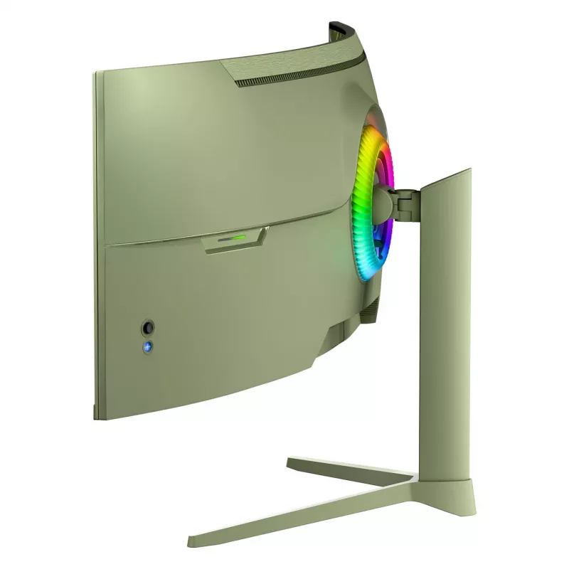 Išlenktas kompiuterio monitorius Arozzi Nova 49 colių (124,5 cm) Dual QHD 5120×1440 LED VA, 4 ms, žalias