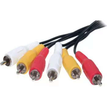 Audio RCA laidas ShiverPeaks 40150-2.5 — 3 RCA jungtys, 2,5 m ilgio