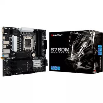 Pagrindinė plokštė Biostar B760MX2-E Pro D4 - B760 - Socket 1700 - Micro ATX