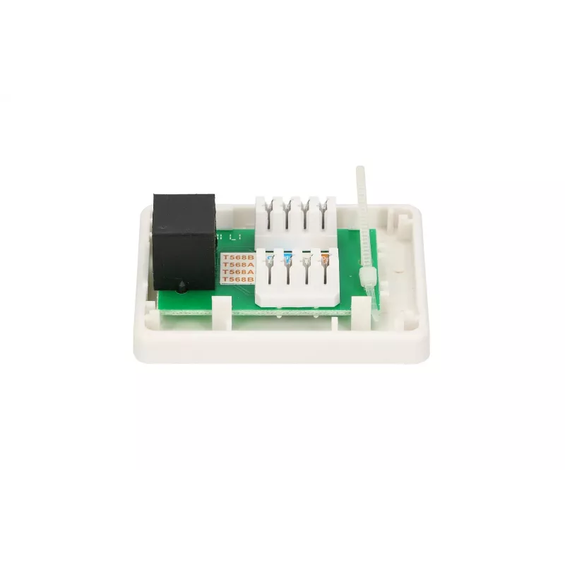 Extralink paviršinis tinklo lizdas, 1x RJ45 CAT5E UTP