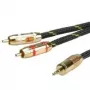 ROLINE GOLD Garso jungiamasis kabelis 3,5mm Stereo - 2x RCA, Kištukas / Kištukas 10 (11.09.4279)