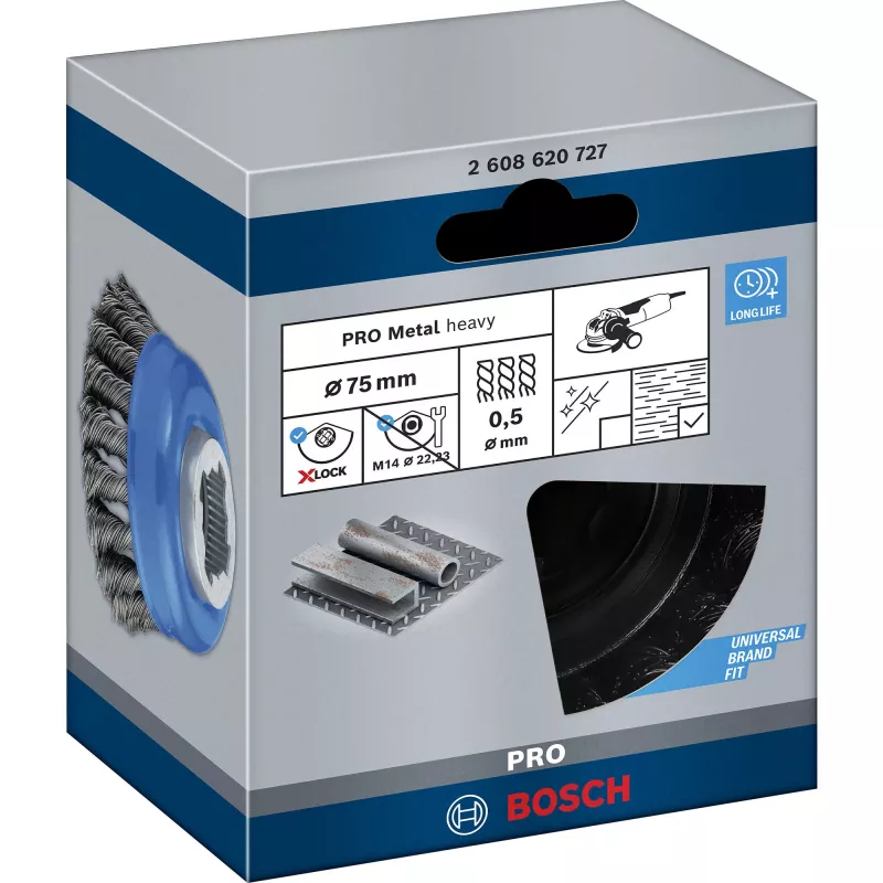 Bosch 2 608 620 727 šepečių puodelis kampiniam šlifuokliui