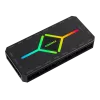 Gamemax V4.0 ARGB PWM HUB BK – ventiliatorių ir RGB šviesų valdiklis su nuotolinio valdymo pulteliu, juodas