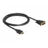 Vaizdo kabelio adapteris DeLOCK 85653 1,5m HDMI Type A DVI juodas
