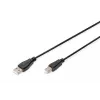 Assmann USB jungiamasis laidas, tipas A - B M/M, 1,0 m, USB 2.0, UL, juodas (AK-300102-010-S)