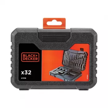 BLACK & DECKER 32 dalių gręžimo ir sukimo rinkinys A7216-XJ