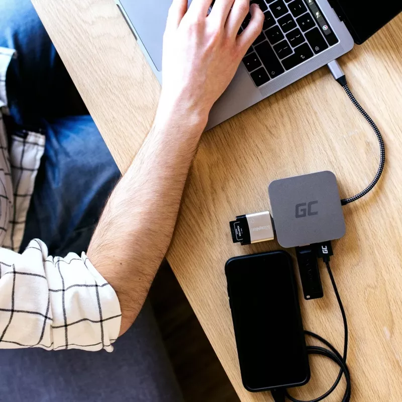 Green Cell AK61 USB-C dokas nešiojamam kompiuteriui