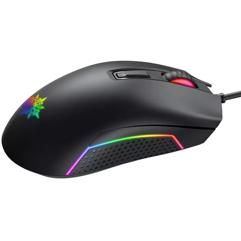 INCA Gaming Mouse IMG-GT14 3600 DPI, RGB, 7 mygtukai, USB, juoda