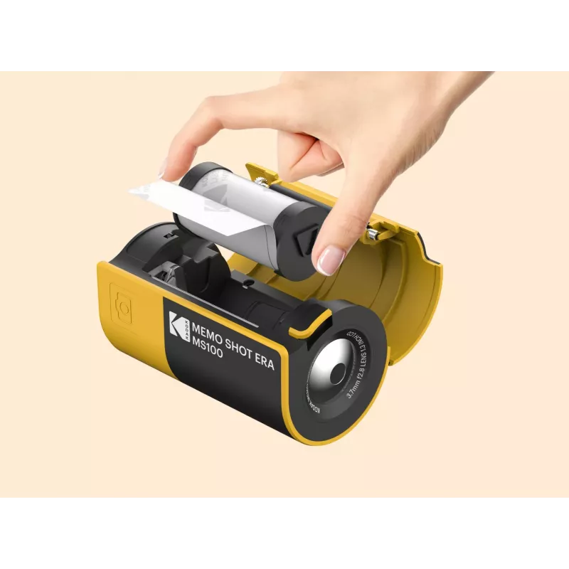 Kodak MemoShot Era MS100 nuotraukų spausdintuvas 68,58 x 45,72 mm juodai geltona