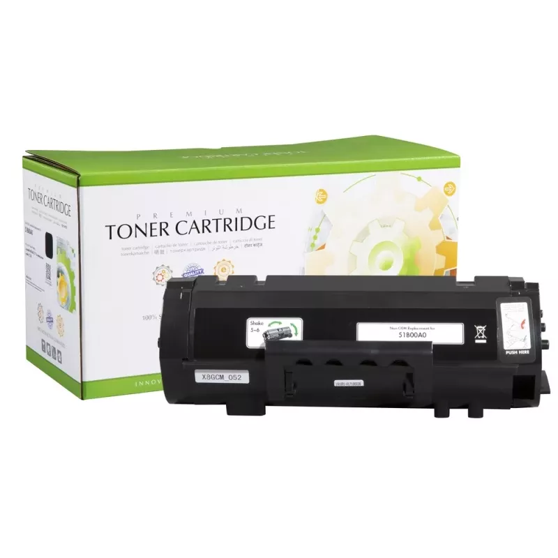 Suderinamas kasetė Static Control Lexmark 51B2000 MX317/MS317 2,5k, Juoda