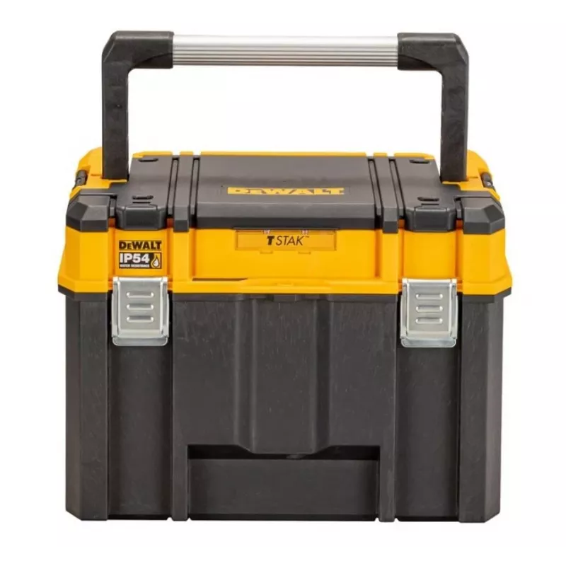 Įrankių dėžė DeWalt DWST83343-1 – aliuminis/plastikas, vandeniui atspari, su užraktu, 1 skyrius, 440×333×323 mm