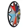 NeXtime laikrodis 8163 Circus, 43 cm skersmens, sieninis, juodas / įvairiaspalvis