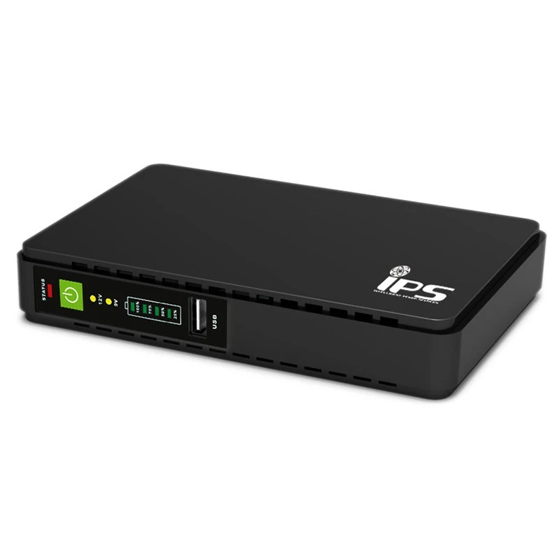 Maitinimo adapteris / inverteris MPL Power RouterUPS-30-PoE 30 W, vidaus, 100–240 V, juodas, 160×105×28 mm