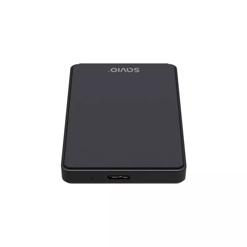 Išorinis HDD/SSD dėklas SAVIO AK-65 Juodas 2,5 colio SATA USB 3.0 5 Gbit/s Micro-USB