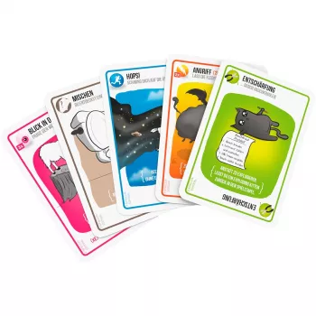 Exploding Kittens – 2 žaidėjų leidimas, kortų žaidimas