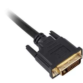 DVI laidas Sharkoon DVI-D / DVI-D (24+1) 1 m