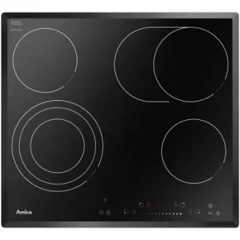 Keraminė kaitlentė Amica PC 6411FTS su vaikų užraktu ir laikmačiu