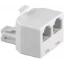 Mikroconnect MPK301 RJ11 skirstytuvas smėlio spalvos