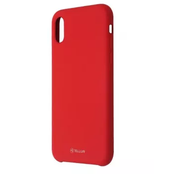Tellur Silikoninis dėklas iPhone XS — Raudonas