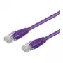 Tinklo kabelis Goobay 1,5 m 2xRJ-45 Violetinis Cat5