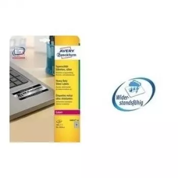 Lipni etiketė spausdintuvui AVERY L6013-20 sidabrinė