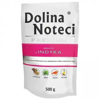 DOLINA NOTECI Premium Rich in turkey - Šlapias šunų maistas - 500 g