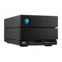 LaCie 2BIG DOCK 32 TB stalinis diskų masyvas juodos spalvos