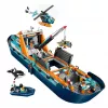 Konstruktorius LEGO City Arkties tyrinėjimų laivas 60368 — 815 dalių, 7+ metai, 4 minifigūrėlės